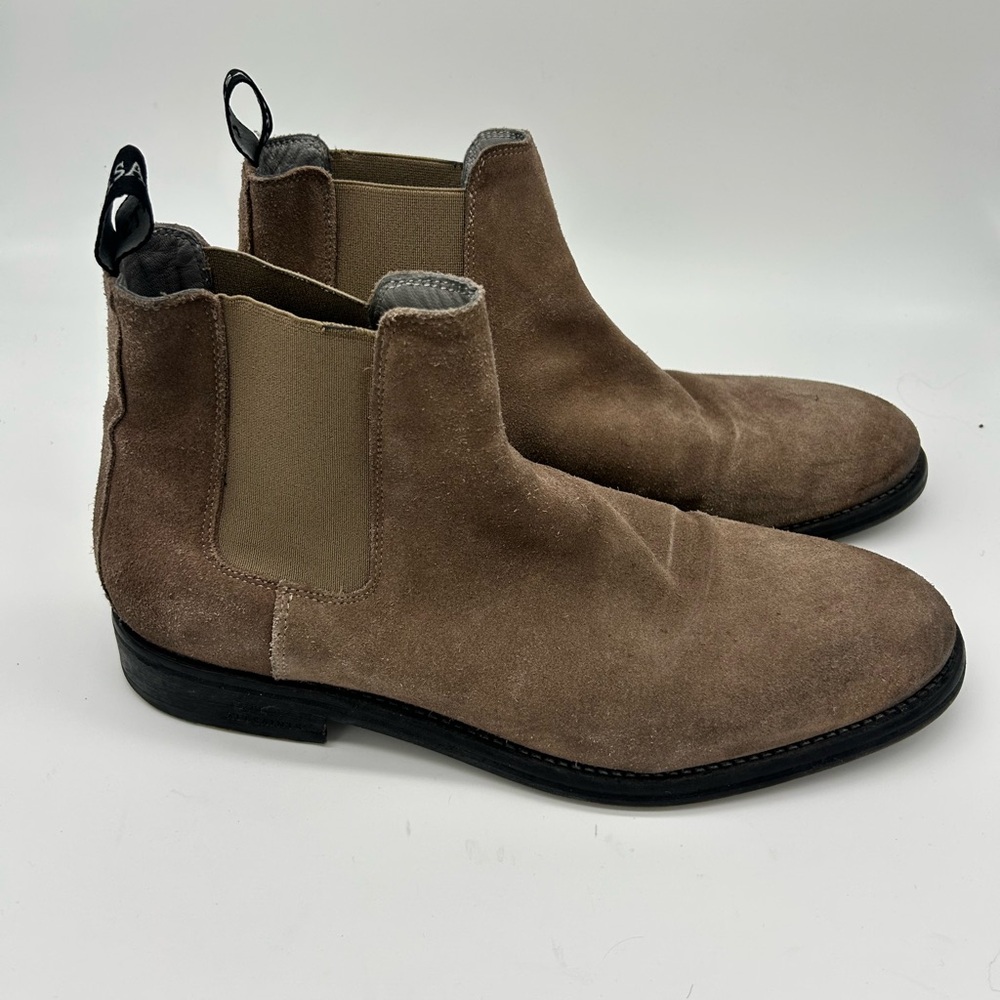 AllSaints Harley Chelsea Boot gray taupe 44